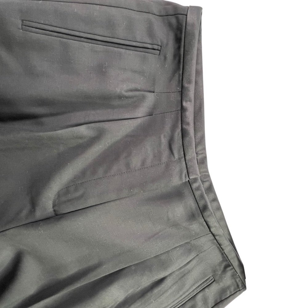 J.Crew Collection Pleated Wide-Leg Tuxedo Pant in Italian wool in Black Size 12 - Picture 9 of 10